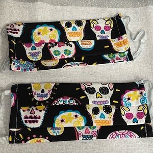 Gothic print Face Masks